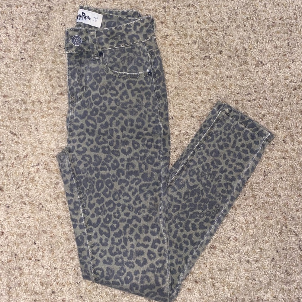 Cheetah Skinny Jeans